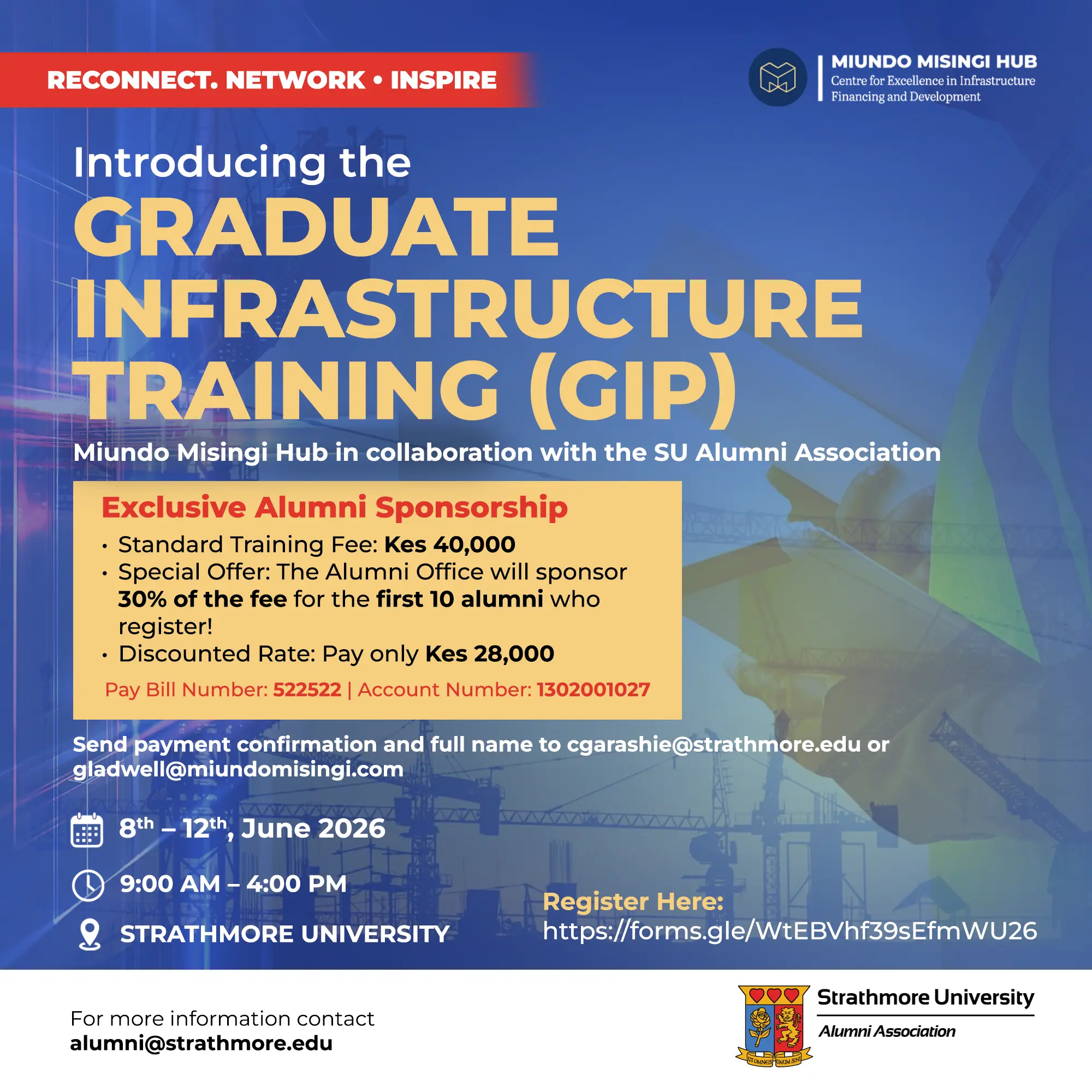 Strathmore Alumni Graduate Infrastructure Training