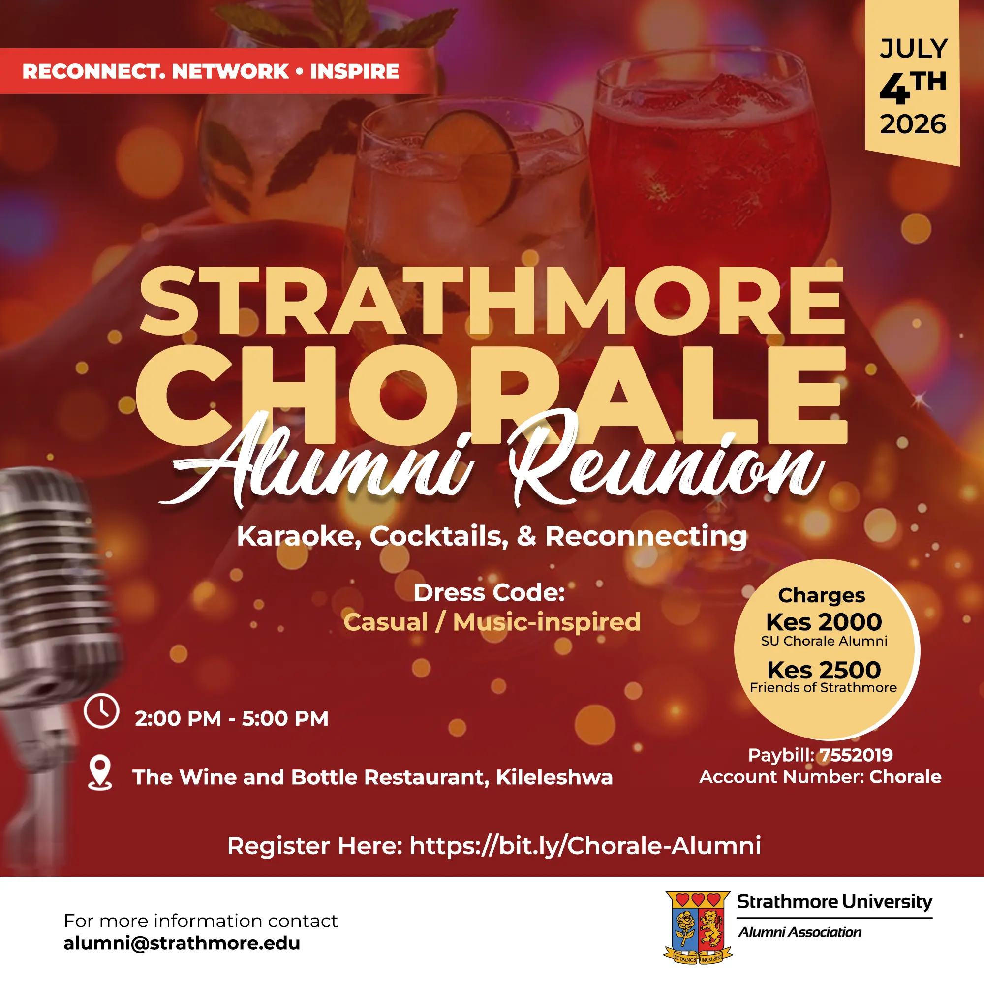 Strathmore Chorale Alumni Reunion